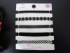 2Sheet x 5Pcs Black Gothic Classic Velvet Choker Necklace Set