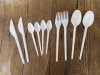 80Pcs Disposable Dinnerware Cutlery Tableware Spoon Fork Knife P